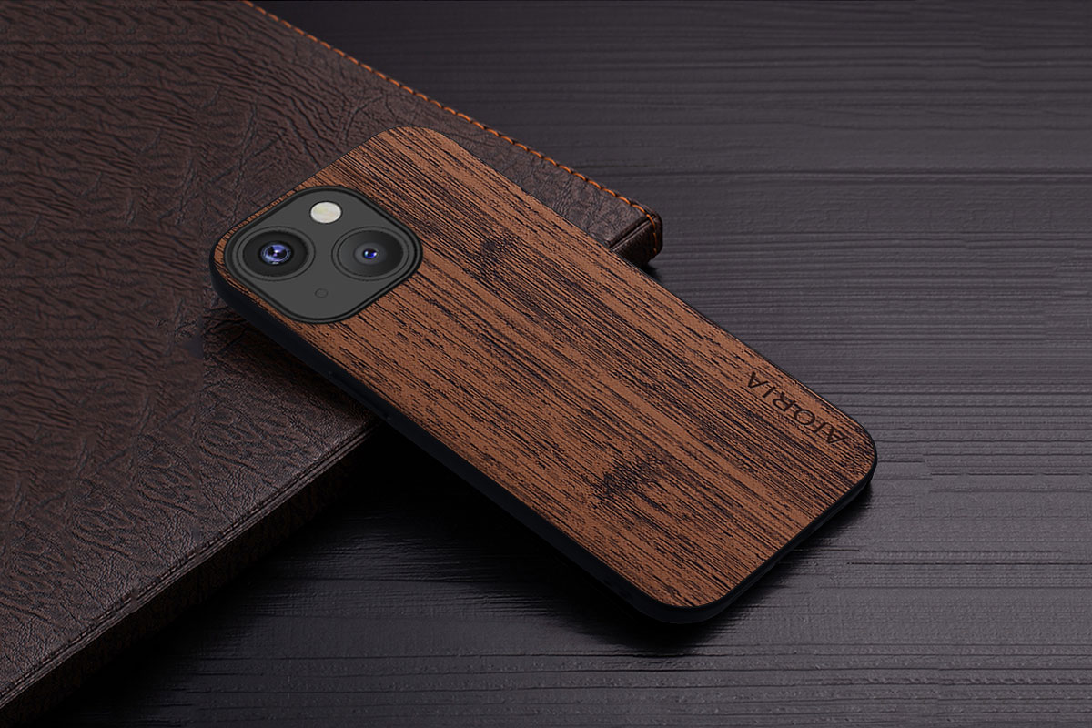 Case for iPhone 15 16 14 13 12 11 Pro Max Mini XR X XS Max Plus Funda Bamboo Wood Pattern Leather Cover Luxury Coque Case Capa