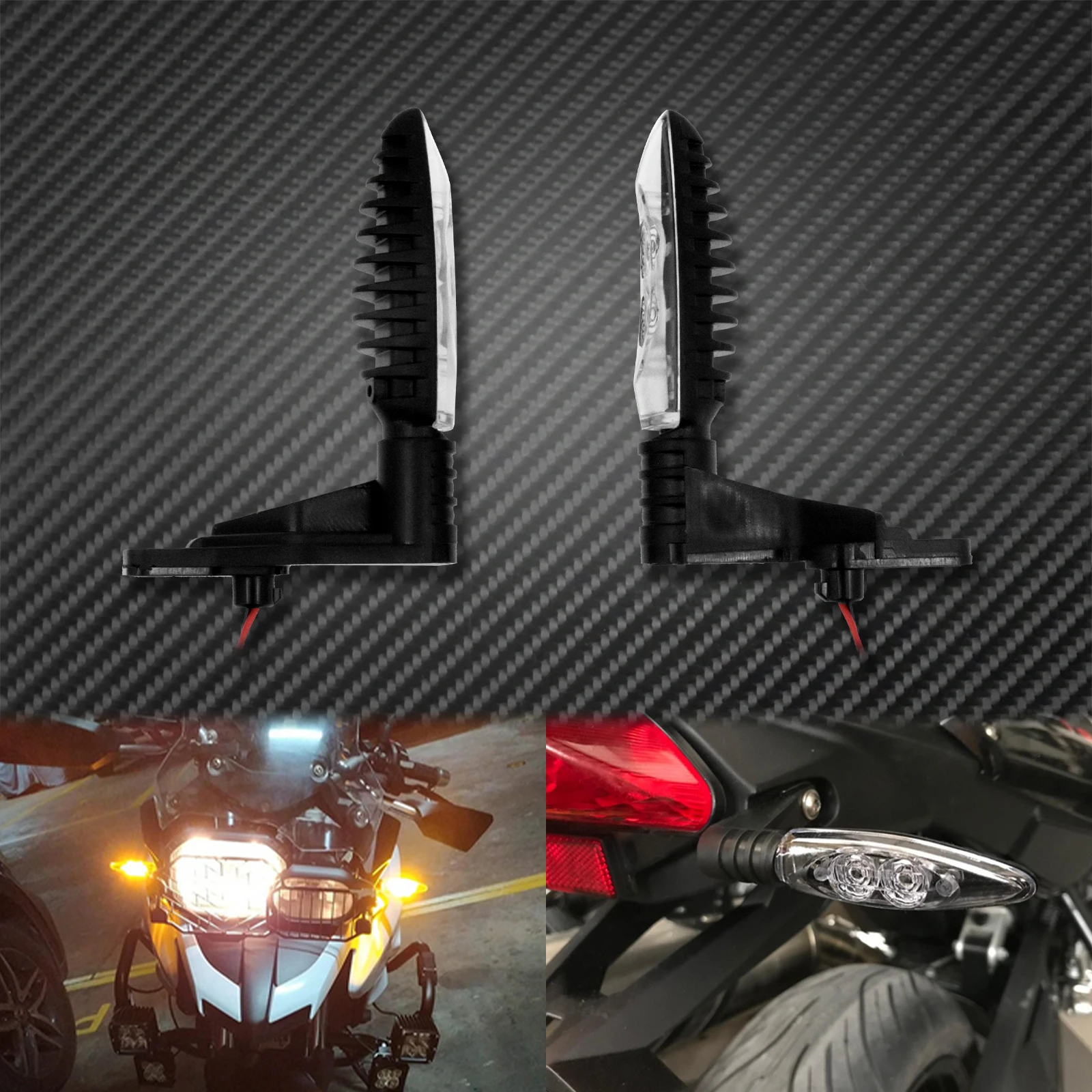 Motorcycle Front Rear Turn Indicator Signal LED Lights For BMW R 1200 GS ADVENTURE 2006-2013 K1200R K1300R F800S F800R F800GS