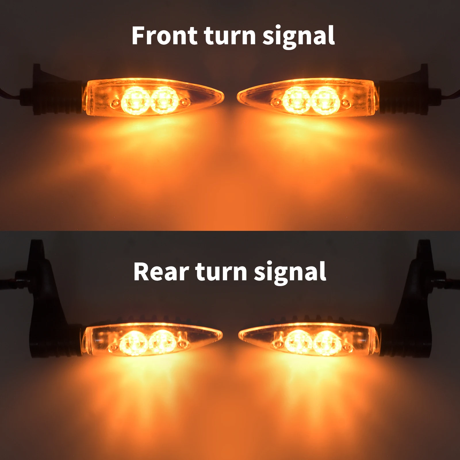 Motorcycle Front Rear Turn Indicator Signal LED Lights For BMW R 1200 GS ADVENTURE 2006-2013 K1200R K1300R F800S F800R F800GS