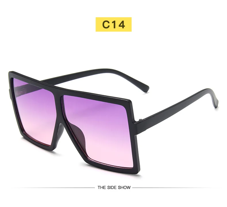 Sunglasses Square Women Sun Glasses Female Eyewear Eyeglasses Plastic Frame Clear Lens UV400 Shade Fashion Driving New