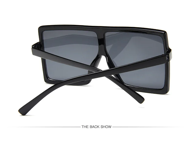 Sunglasses Square Women Sun Glasses Female Eyewear Eyeglasses Plastic Frame Clear Lens UV400 Shade Fashion Driving New