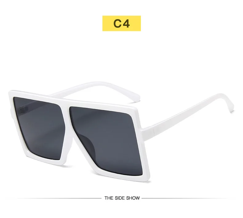 Sunglasses Square Women Sun Glasses Female Eyewear Eyeglasses Plastic Frame Clear Lens UV400 Shade Fashion Driving New