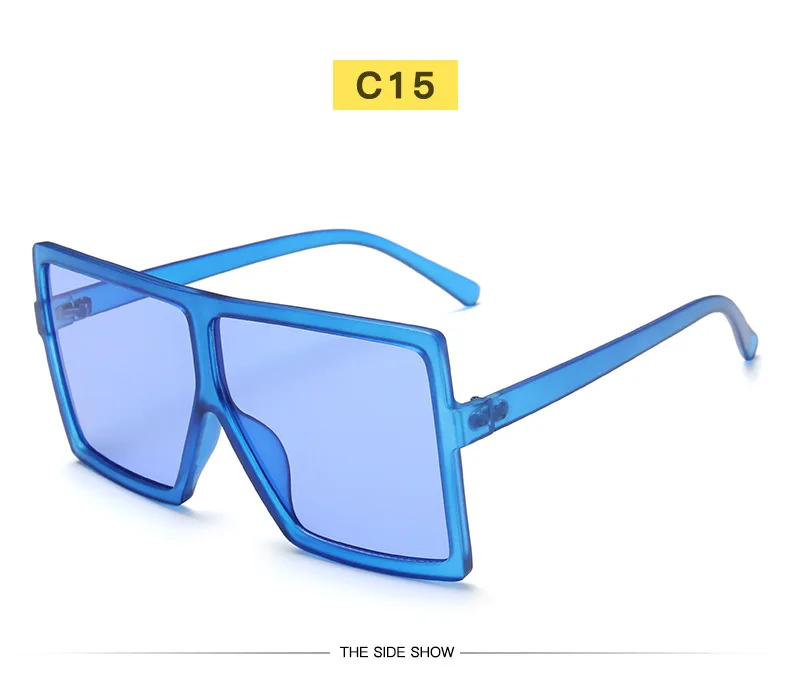 Sunglasses Square Women Sun Glasses Female Eyewear Eyeglasses Plastic Frame Clear Lens UV400 Shade Fashion Driving New