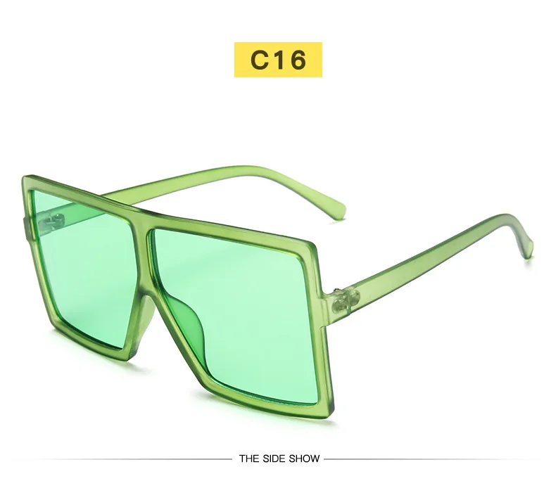 Sunglasses Square Women Sun Glasses Female Eyewear Eyeglasses Plastic Frame Clear Lens UV400 Shade Fashion Driving New