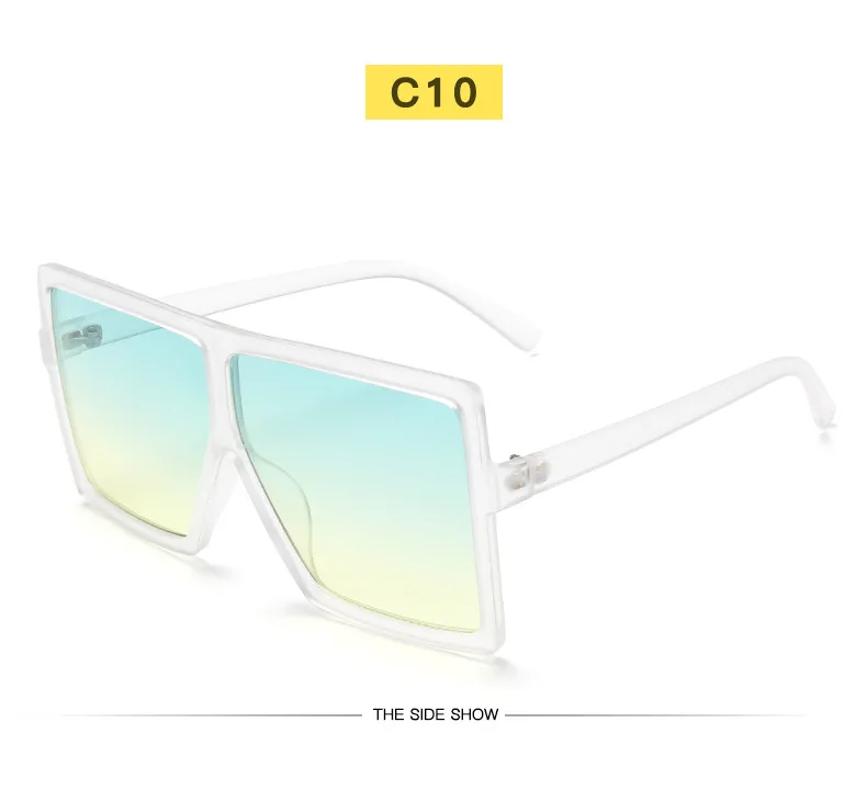 Sunglasses Square Women Sun Glasses Female Eyewear Eyeglasses Plastic Frame Clear Lens UV400 Shade Fashion Driving New