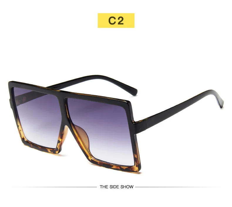 Sunglasses Square Women Sun Glasses Female Eyewear Eyeglasses Plastic Frame Clear Lens UV400 Shade Fashion Driving New