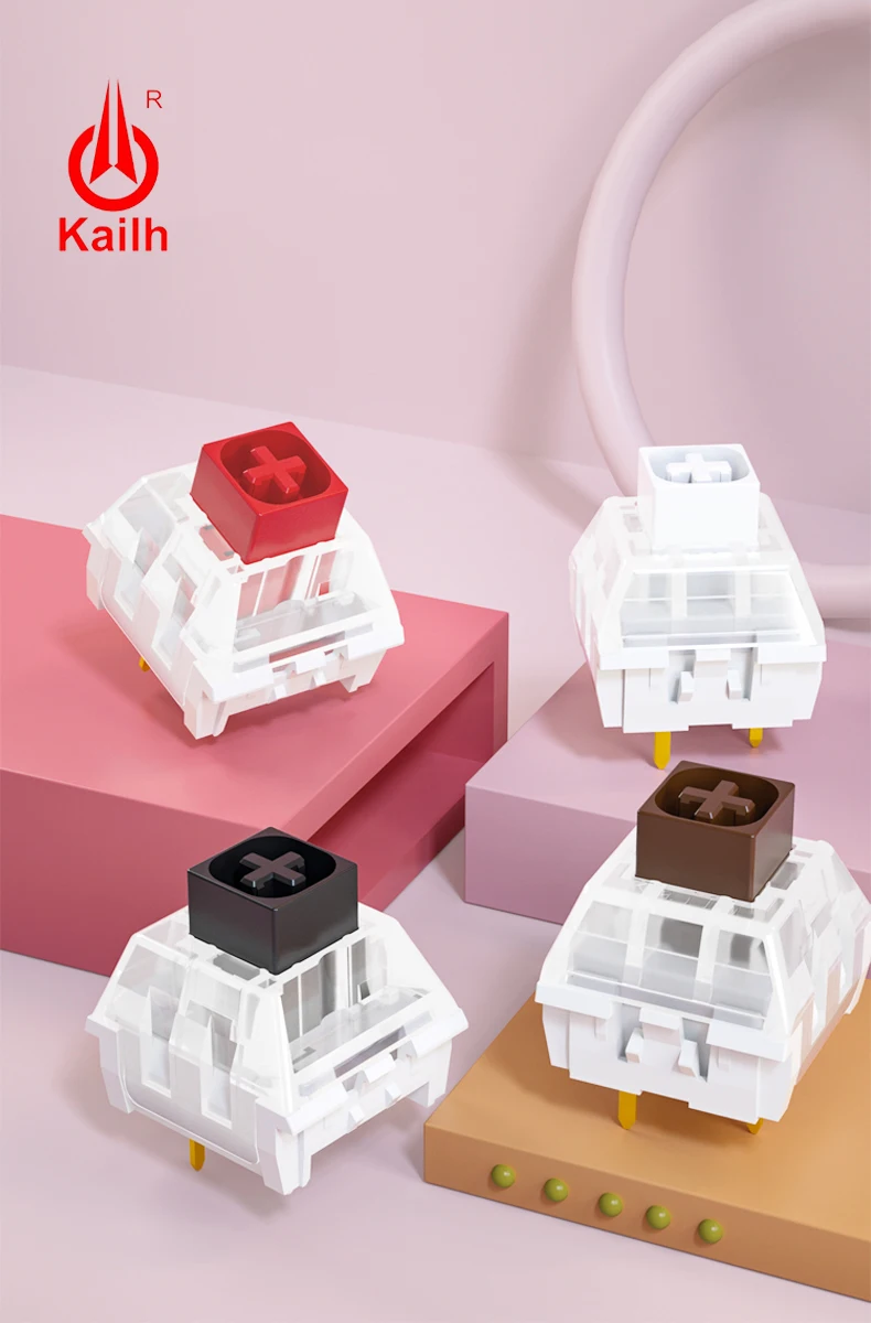 KBDiy Kailh Box Switch White Red Brown Black RGB SMD Switch For DIY Mechanical Keyboard MX Switches Gaming Keyboard