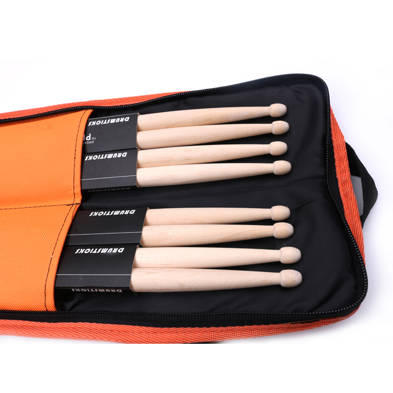 1pc Drum Stick Bag Shoulder Thickened Portable Drum Stick Bag 600D Oxford Waterproof Drum Stick Bag Customized Logo for Students