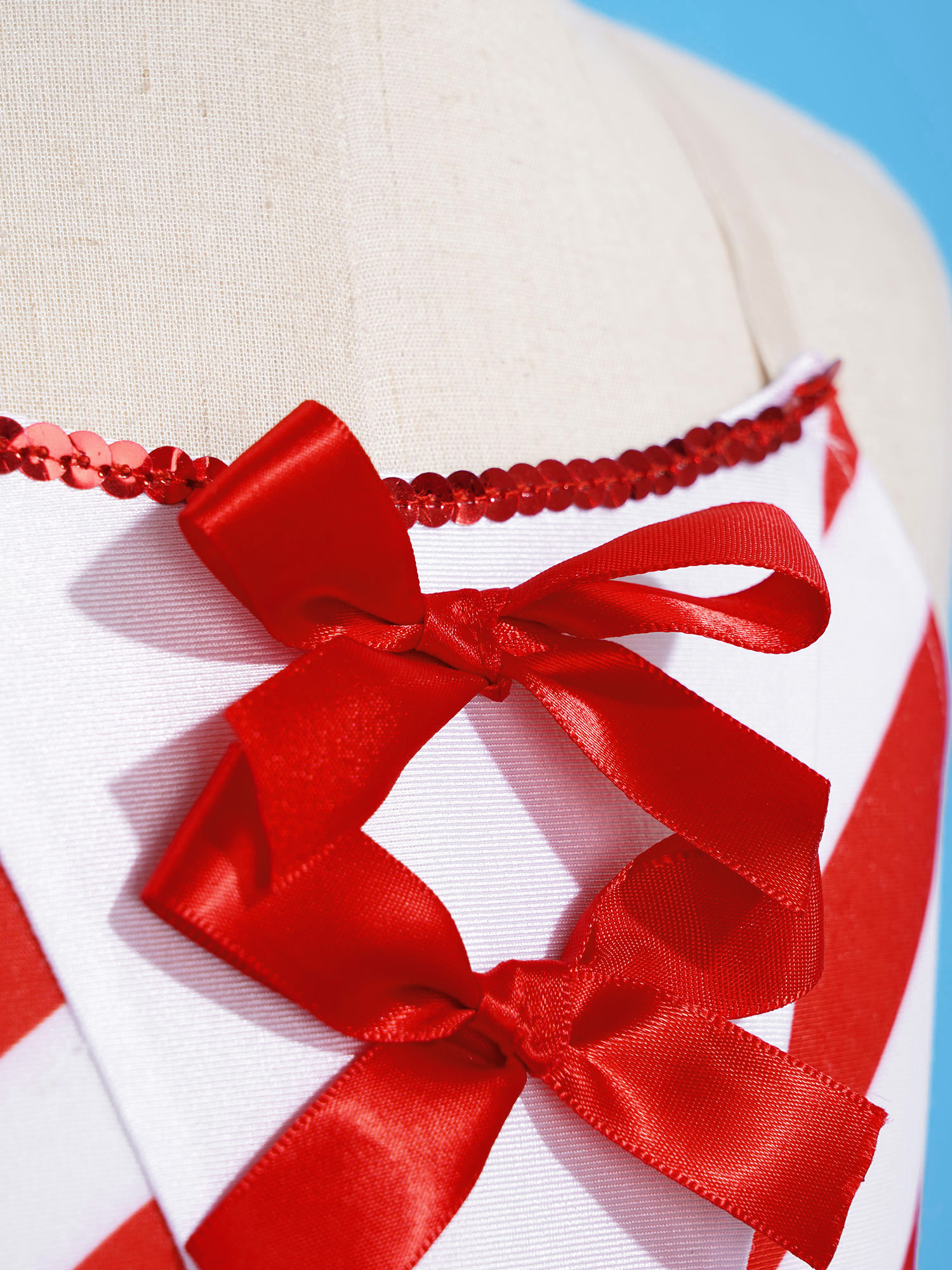 Christmas Elf Tutu Dress Ballet Dance Leotard Kids Girls Figure Skating Dress Sleeveless Mesh Bowknot Sequin Performance Costume