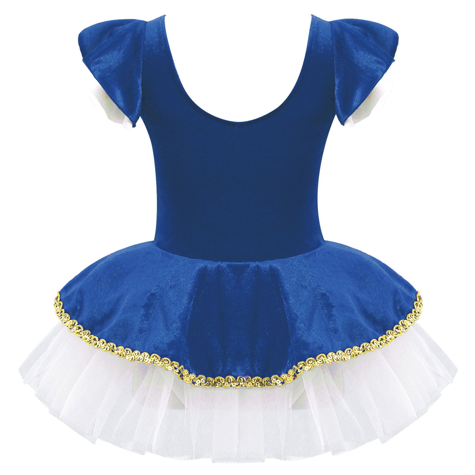Christmas Elf Tutu Dress Ballet Dance Leotard Kids Girls Figure Skating Dress Sleeveless Mesh Bowknot Sequin Performance Costume