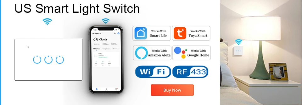 ANDELI WiFi Smart Boiler Switch 20A 4400w Water Heater Smart Life Tuya APP Remote Control Alexa Echo Google Home Voice Control