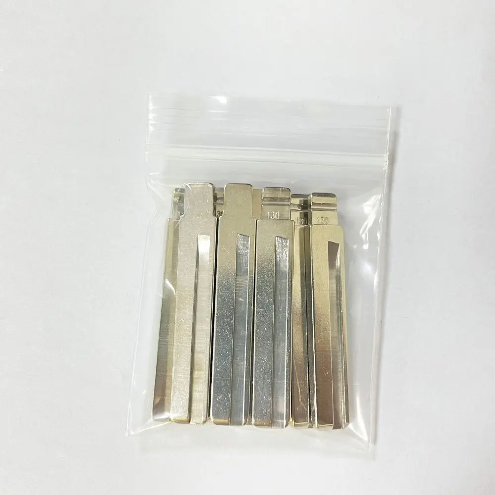 10pcs 130# HY20 Metal Uncut Blank Flip Remote Key Blade for Hyundai Kia for Keydiy KD Xhorse VVDI JMD Remote Car Key Blanks