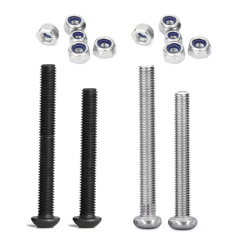 20pcs M2/M3 25mm/30mm Long Screws10.9 Round Head Hex Screw for RC FPV Drone F3 F4 F7 Flight Control ESC Fly Tower Parts
