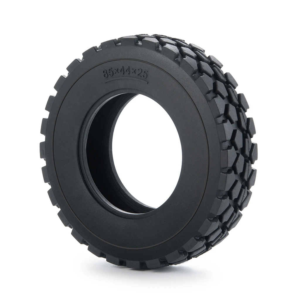 YEAHRUN 22/25/28/30mm Rubber Tyres Wheel Tires for Tamiya 1/14 RC Trailer Tractor Truck Front & Rear Wheel Rims Accessories Part