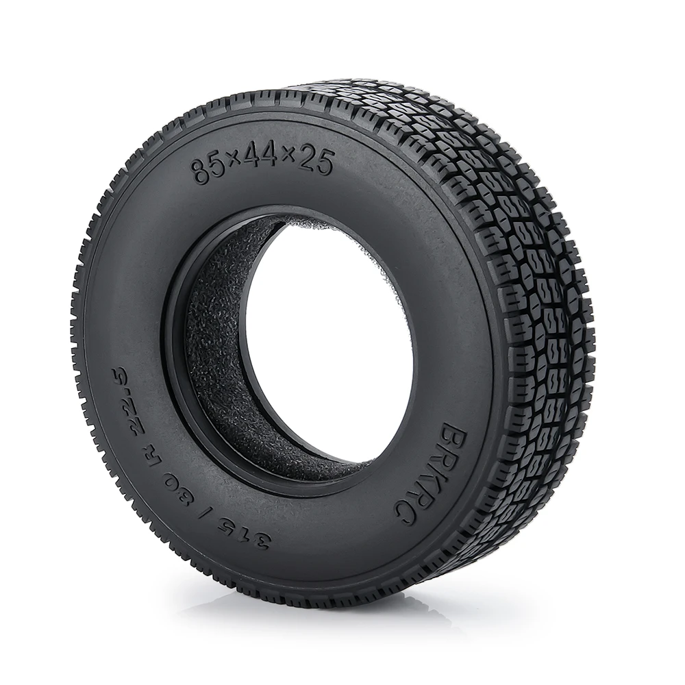 YEAHRUN 22/25/28/30mm Rubber Tyres Wheel Tires for Tamiya 1/14 RC Trailer Tractor Truck Front & Rear Wheel Rims Accessories Part