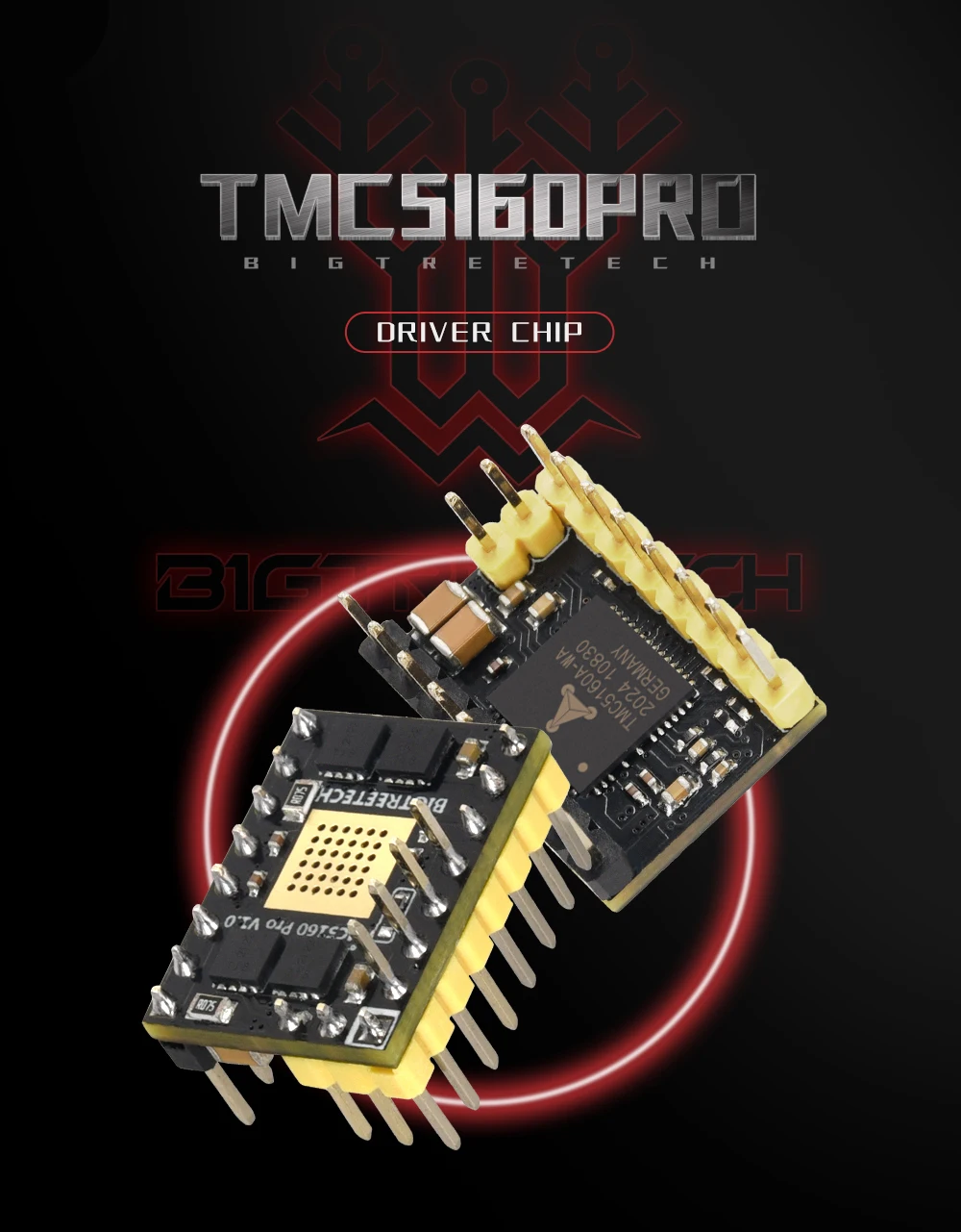 BIGTREETECH TMC5160T Pro Driver High Power 3D Printer Parts For BTT Octopus Pro SKR V1.4 Turbo TMC2209 Mini E3