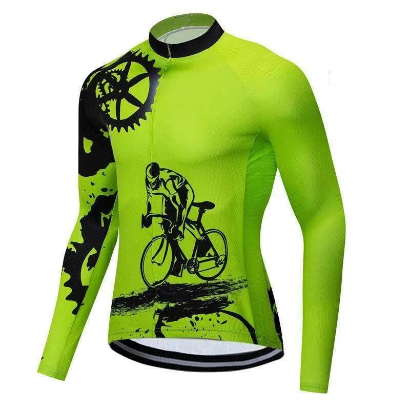 Sun Protection MTB Clothes 2022 New Design Cycling Jersey Long Sleeve Bicycle Shirts Tops For Men Outdoor Riding Bike Sportswear