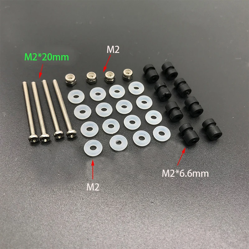 For F405 Mini Flying Tower RC FPV Drone Traversing Machine M2 Shock Absorbing Column Isolation Column Fixed installation Screws