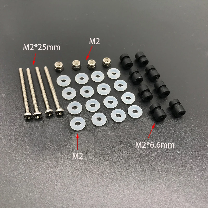For F405 Mini Flying Tower RC FPV Drone Traversing Machine M2 Shock Absorbing Column Isolation Column Fixed installation Screws