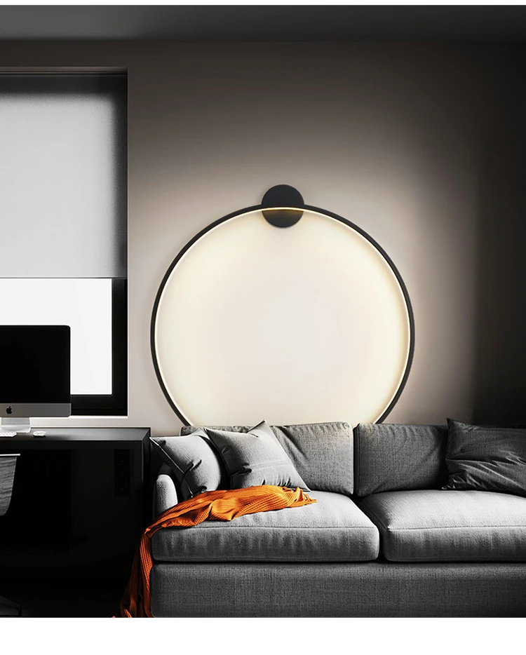 Moon LED Wall Light For Bedroom Kid's Room Foyer Living Room Coffee Bar Aisle Hallway Gallery Studyroom Loft Indoor Home Lights