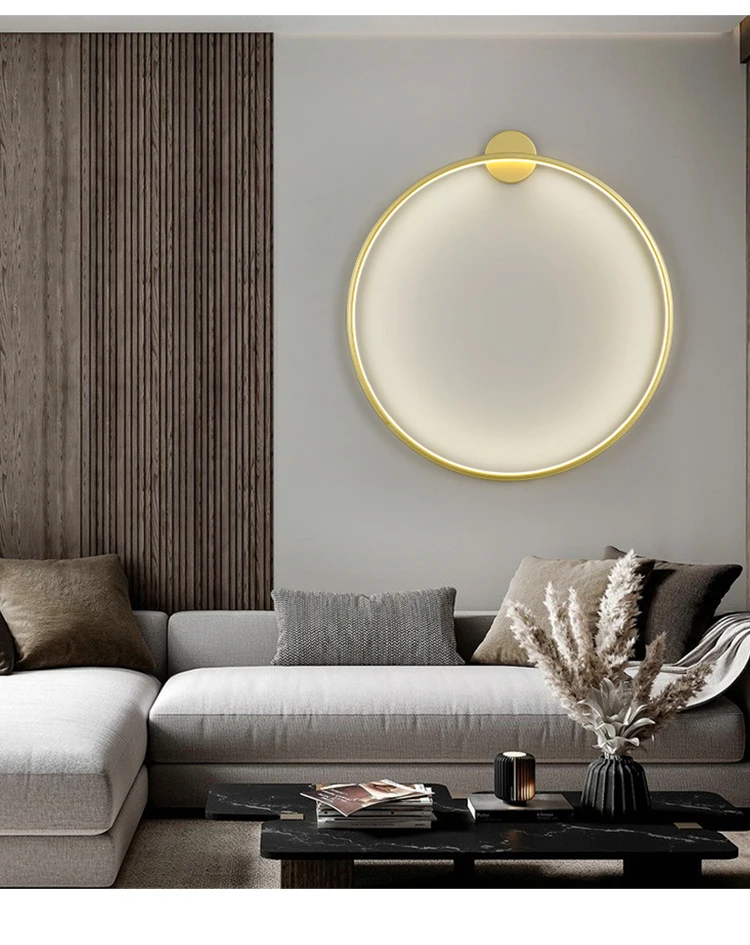 Moon LED Wall Light For Bedroom Kid's Room Foyer Living Room Coffee Bar Aisle Hallway Gallery Studyroom Loft Indoor Home Lights