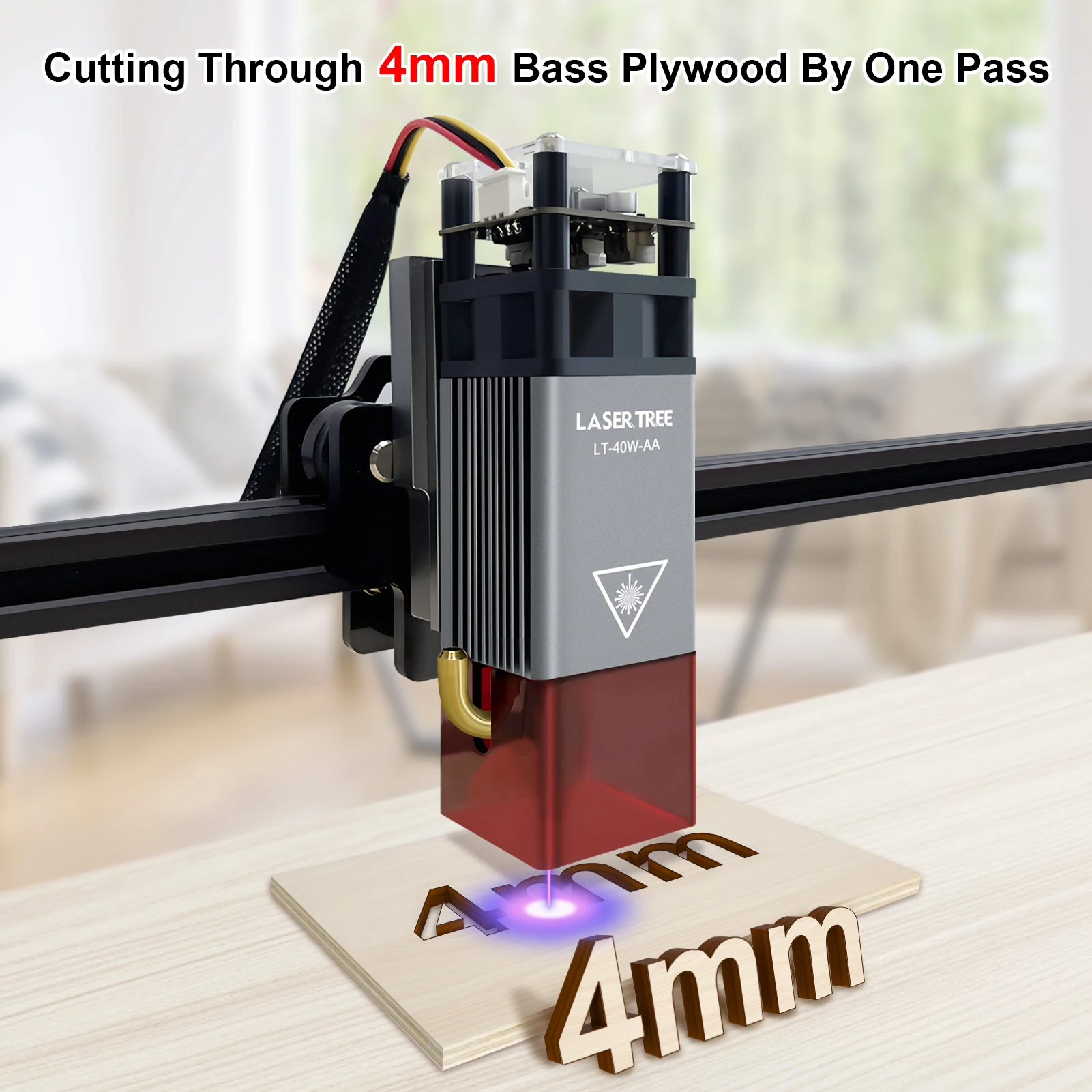 LASER TREE 20W/10W/5W/4W Laser Head For CNC Engraver Wood Cutting DIY Laser Tools 450nm TTL/ PWM Blue Light Laser Module