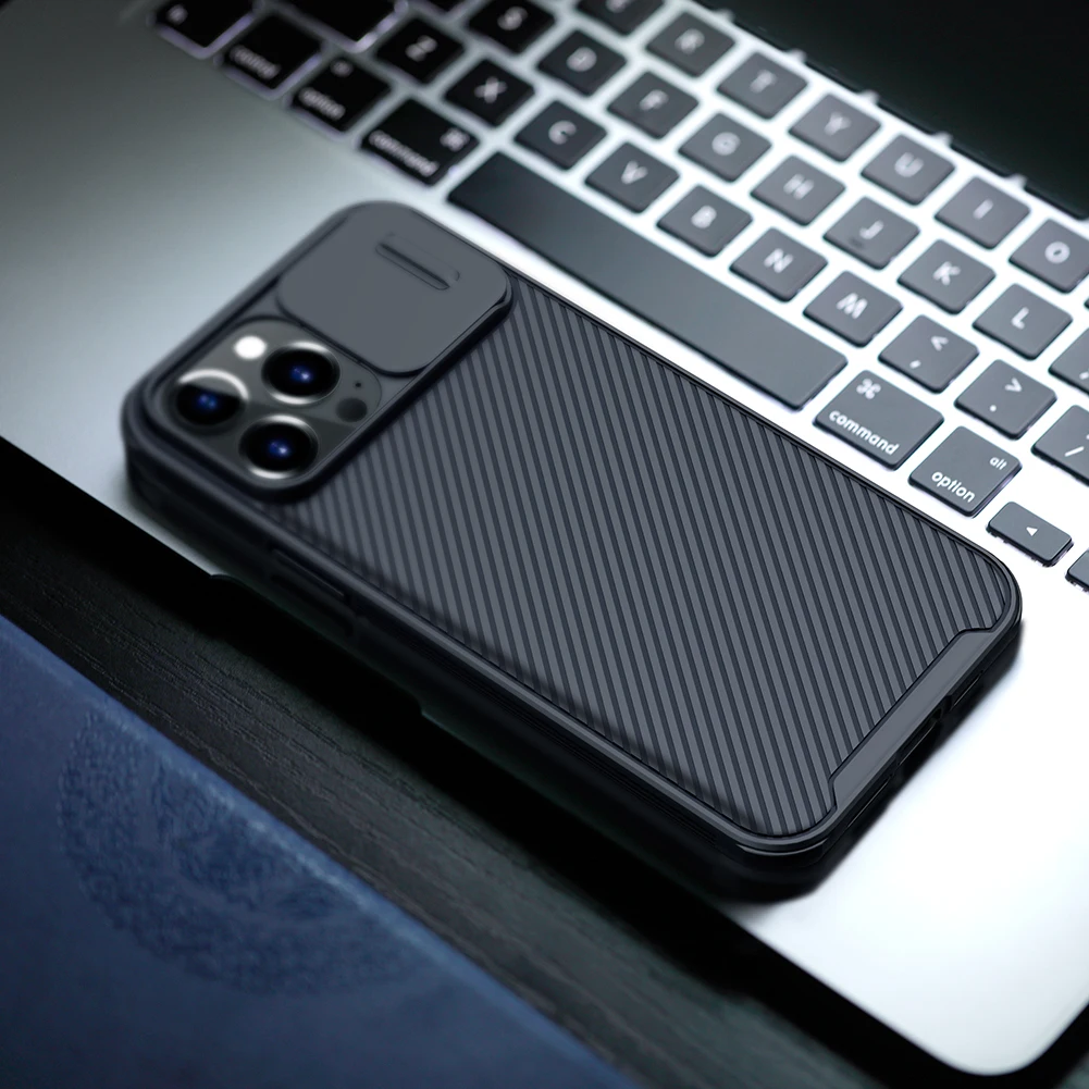 for iPhone 15 14 13 Pro Max Case Nillkin CamShield Slide Camera Frosted Shield Cover for iPhone 15 14 Plus 13 Pro Case