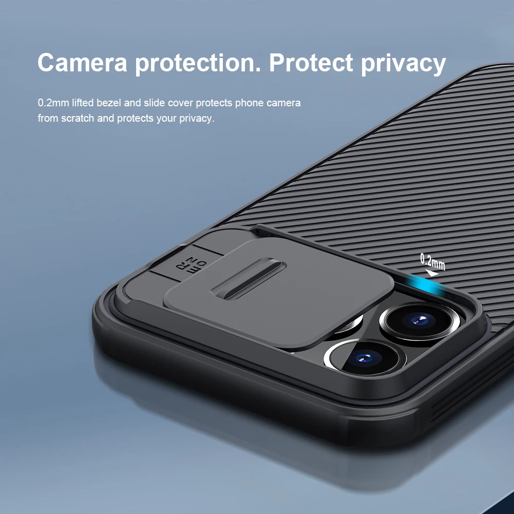 for iPhone 15 14 13 Pro Max Case Nillkin CamShield Slide Camera Frosted Shield Cover for iPhone 15 14 Plus 13 Pro Case