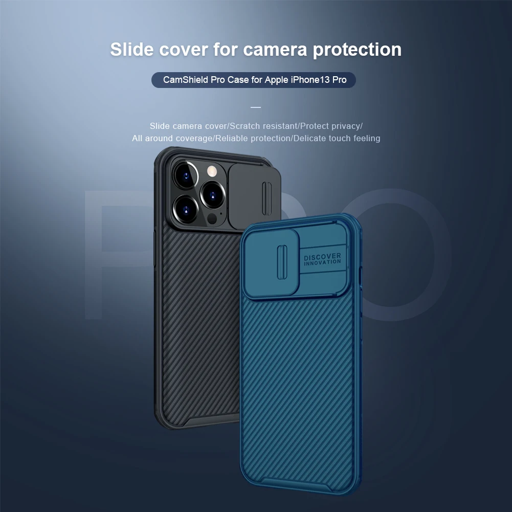 for iPhone 15 14 13 Pro Max Case Nillkin CamShield Slide Camera Frosted Shield Cover for iPhone 15 14 Plus 13 Pro Case