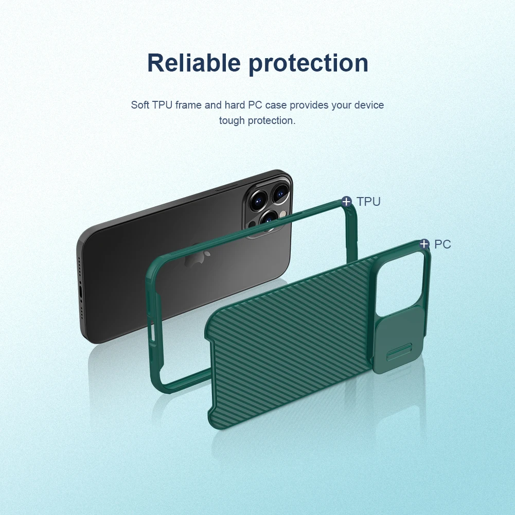 for iPhone 15 14 13 Pro Max Case Nillkin CamShield Slide Camera Frosted Shield Cover for iPhone 15 14 Plus 13 Pro Case