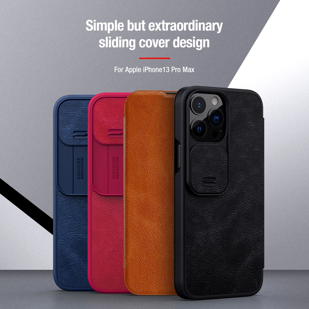 for iPhone 15 14 13 Pro Max Case Nillkin CamShield Slide Camera Frosted Shield Cover for iPhone 15 14 Plus 13 Pro Case