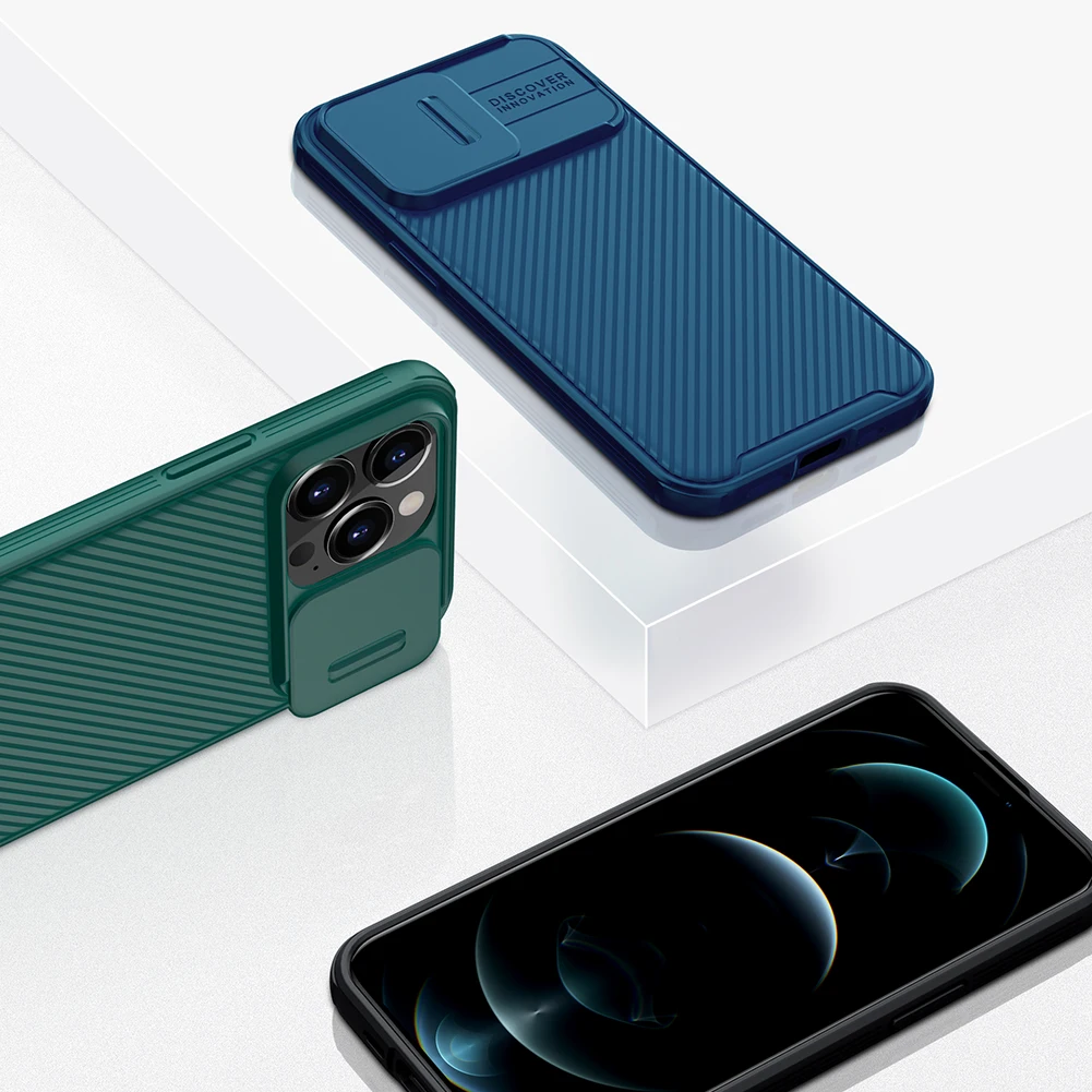 for iPhone 15 14 13 Pro Max Case Nillkin CamShield Slide Camera Frosted Shield Cover for iPhone 15 14 Plus 13 Pro Case