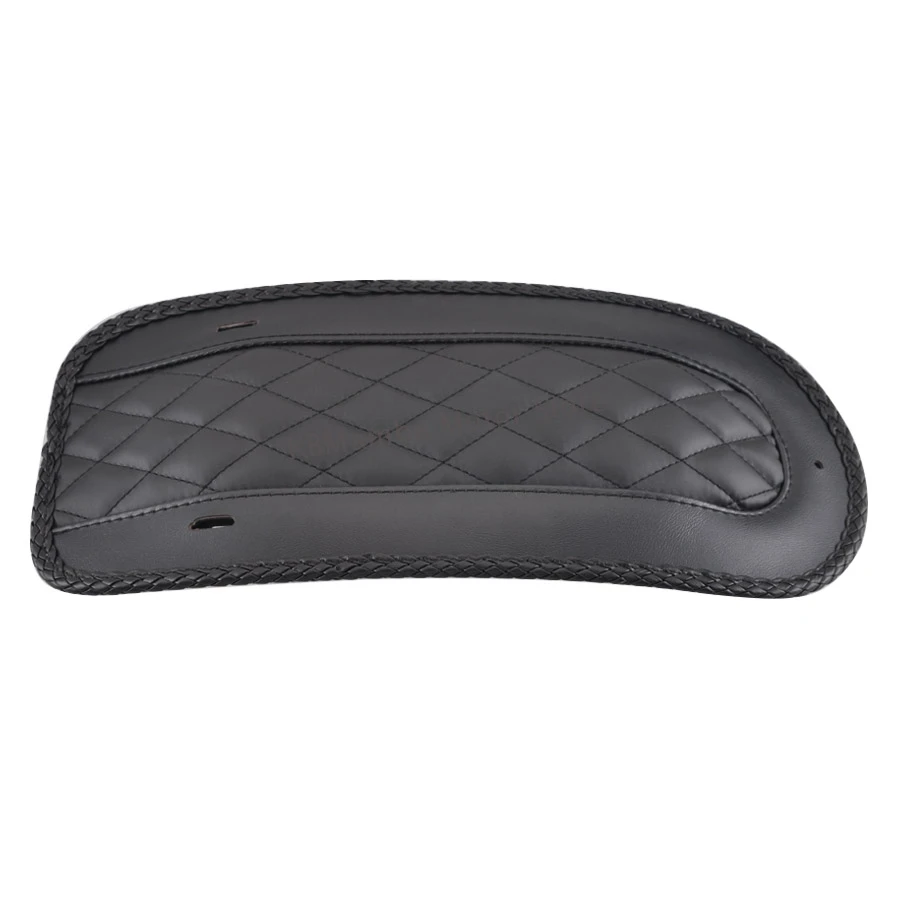 Motorcycle Leather Diamond Rear Fender Bib Cover For Harley Touring Electra Glide Road King FLHT FLTR FLHX 2008-2018