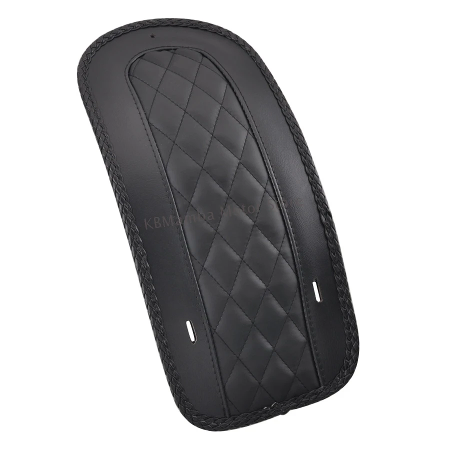 Motorcycle Leather Diamond Rear Fender Bib Cover For Harley Touring Electra Glide Road King FLHT FLTR FLHX 2008-2018