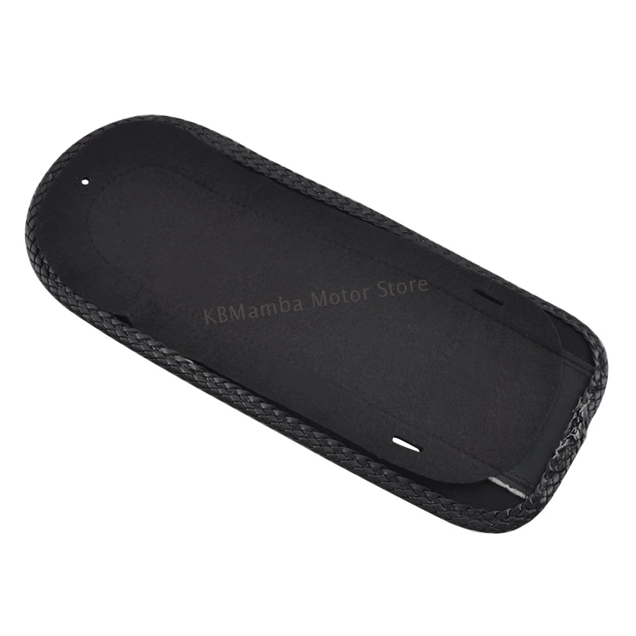 Motorcycle Leather Diamond Rear Fender Bib Cover For Harley Touring Electra Glide Road King FLHT FLTR FLHX 2008-2018