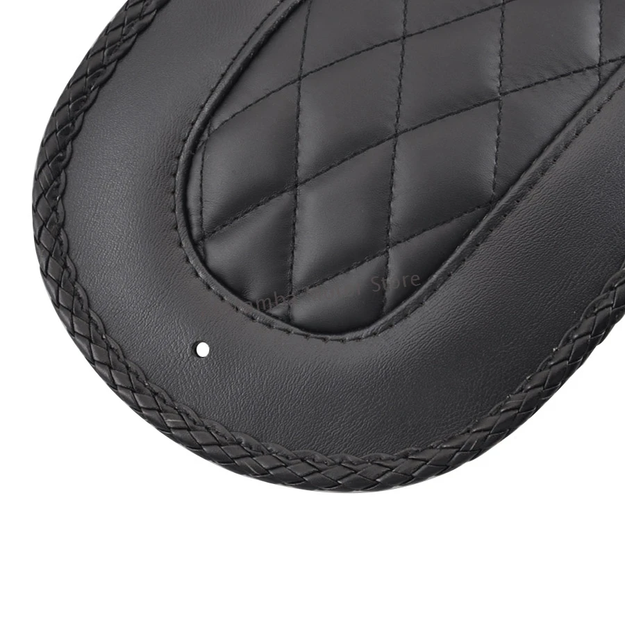 Motorcycle Leather Diamond Rear Fender Bib Cover For Harley Touring Electra Glide Road King FLHT FLTR FLHX 2008-2018