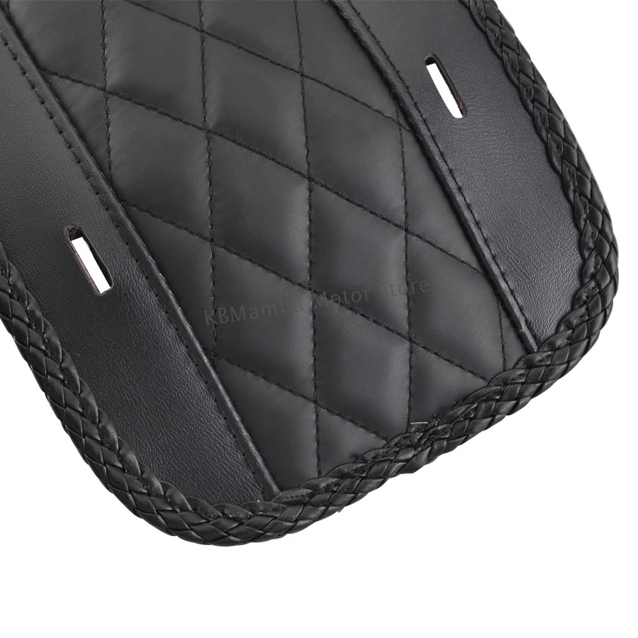 Motorcycle Leather Diamond Rear Fender Bib Cover For Harley Touring Electra Glide Road King FLHT FLTR FLHX 2008-2018