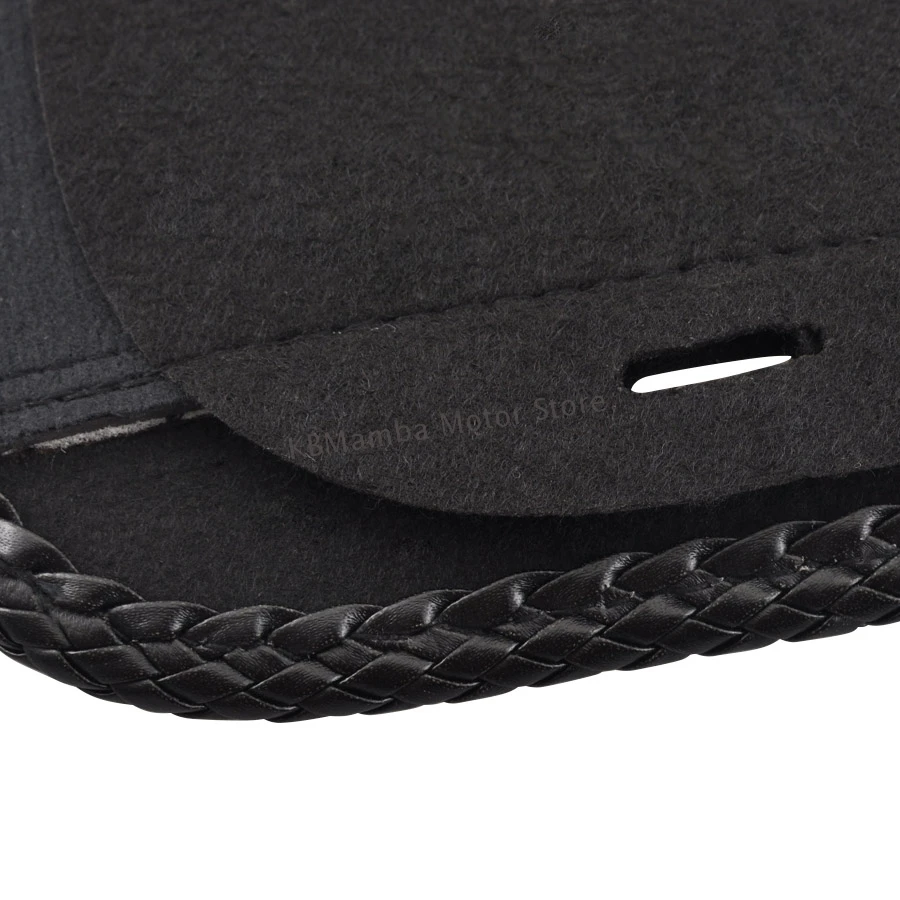Motorcycle Leather Diamond Rear Fender Bib Cover For Harley Touring Electra Glide Road King FLHT FLTR FLHX 2008-2018