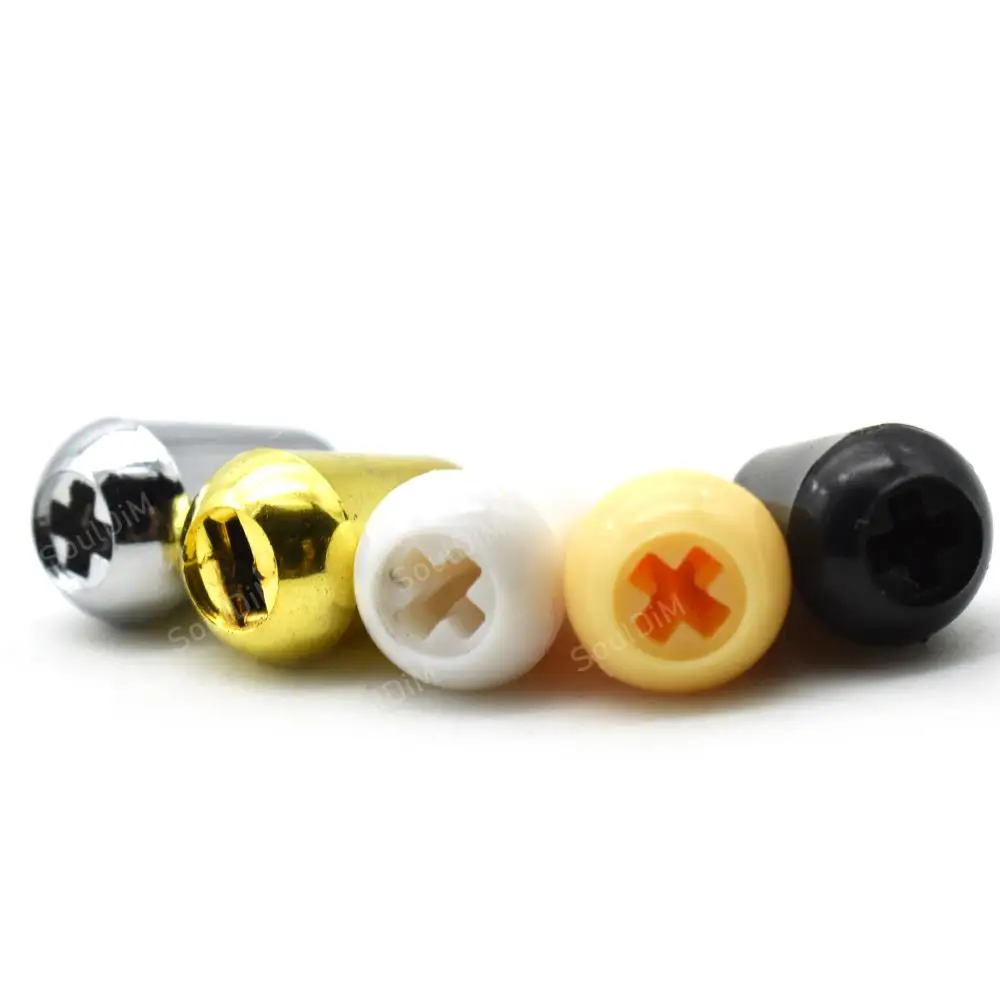 6pcs Plastic 3 Way 5 Way Lever Switch Knobs Tip Cap Replacement for Electric Guitar Pickup Selector Switches