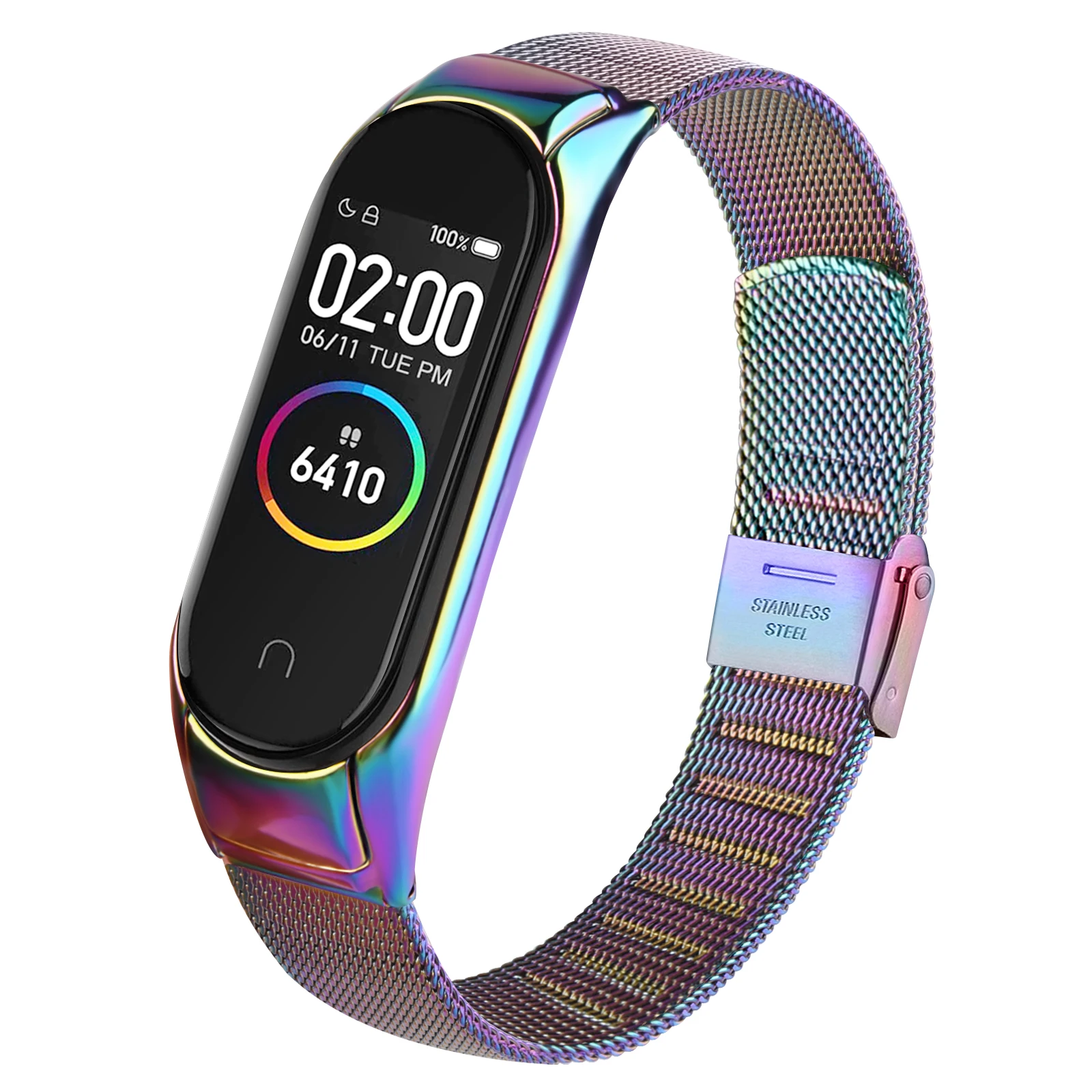 Bracelet Strap for Xiaomi Mi Band 6 5 4 3 Metal Watch Band Milanese for Mi Band 4 3 Wristband Wrist Belt Smartwatch Accessories