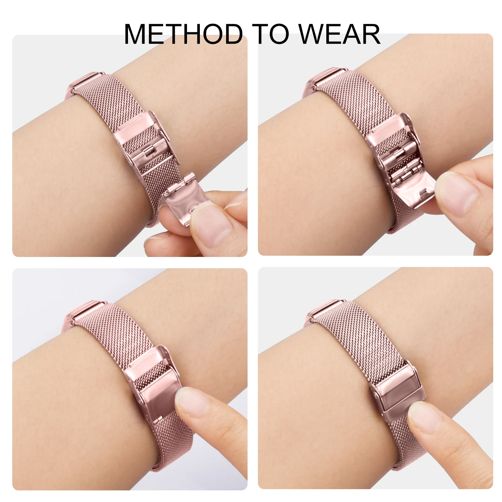 Bracelet Strap for Xiaomi Mi Band 6 5 4 3 Metal Watch Band Milanese for Mi Band 4 3 Wristband Wrist Belt Smartwatch Accessories