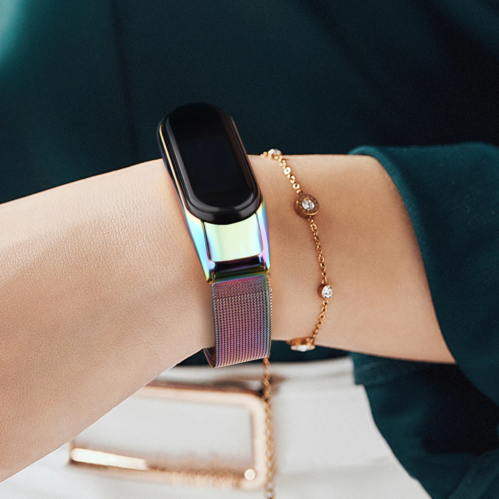 Bracelet Strap for Xiaomi Mi Band 6 5 4 3 Metal Watch Band Milanese for Mi Band 4 3 Wristband Wrist Belt Smartwatch Accessories