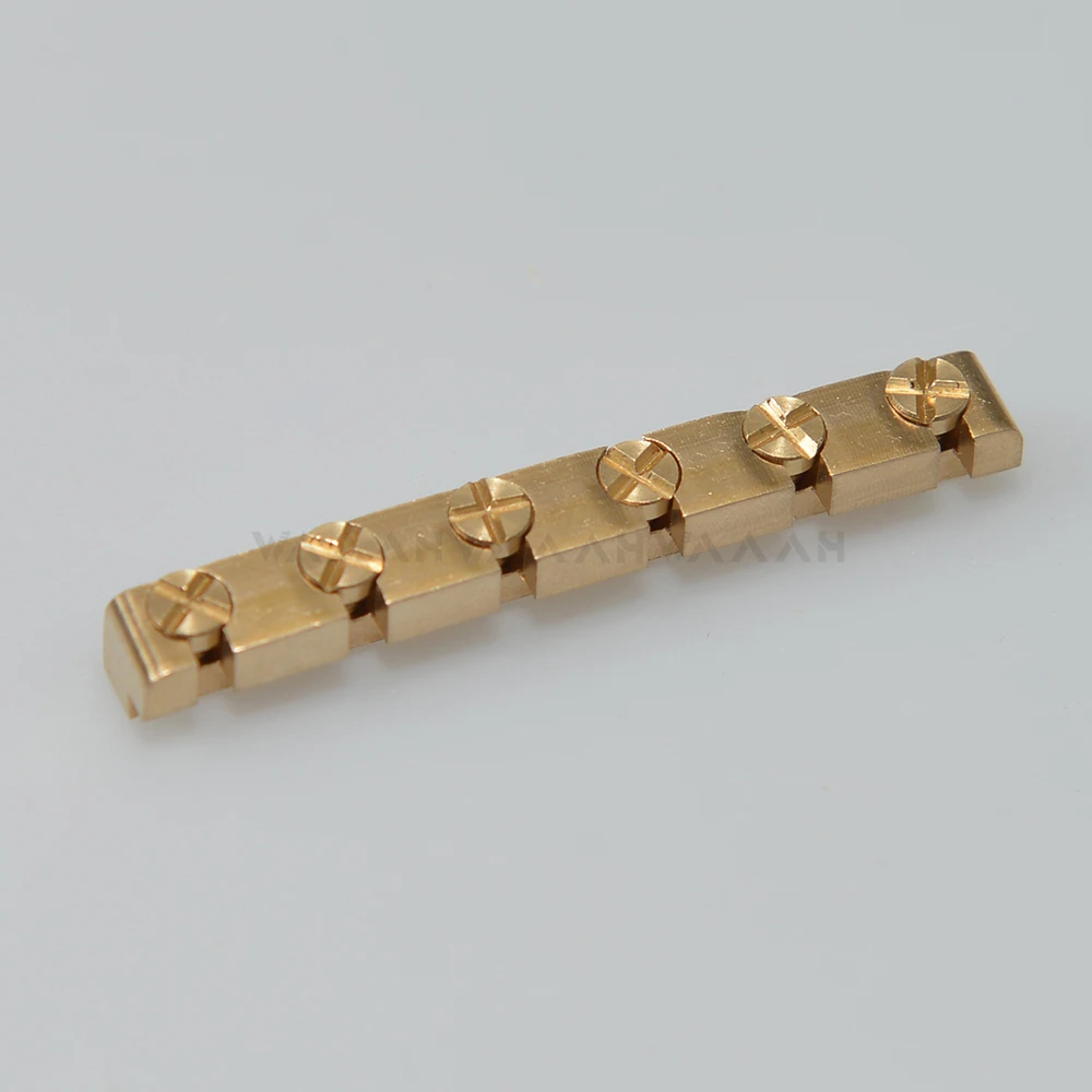 Electric guitar Brass Metal Guitar Nut Height Adjustable 42mm 43 mm Width for ST LP Guitar