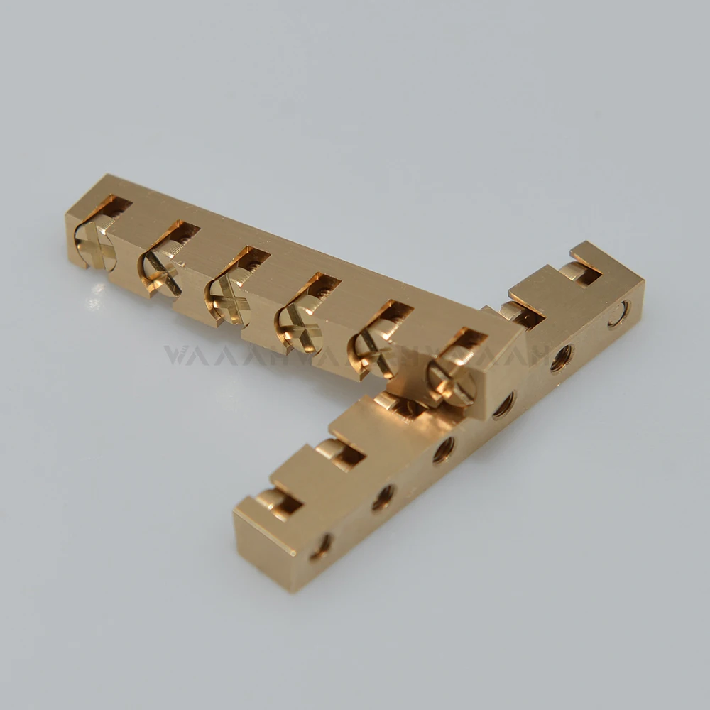 Electric guitar Brass Metal Guitar Nut Height Adjustable 42mm 43 mm Width for ST LP Guitar