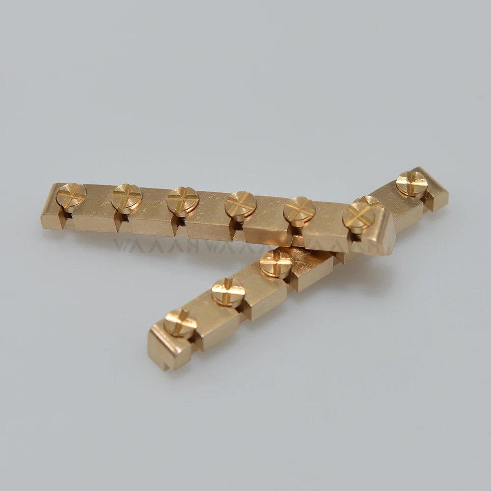 Electric guitar Brass Metal Guitar Nut Height Adjustable 42mm 43 mm Width for ST LP Guitar