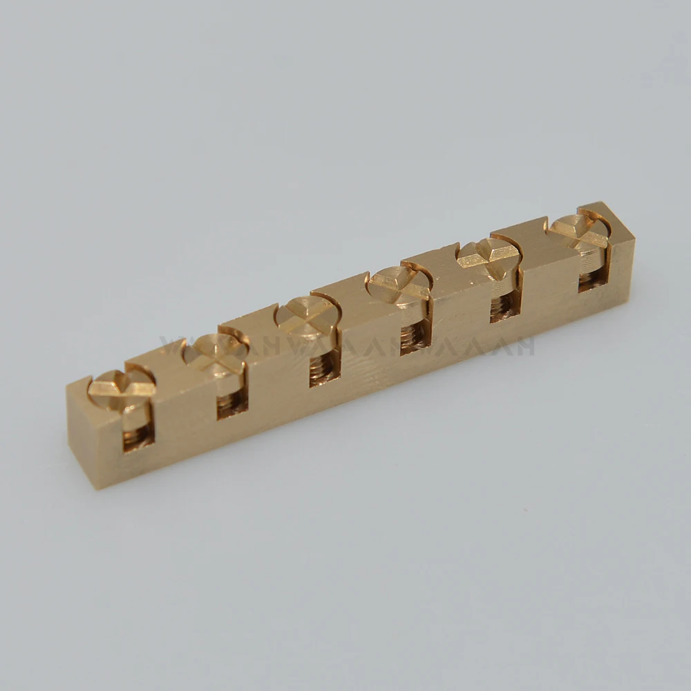 Electric guitar Brass Metal Guitar Nut Height Adjustable 42mm 43 mm Width for ST LP Guitar