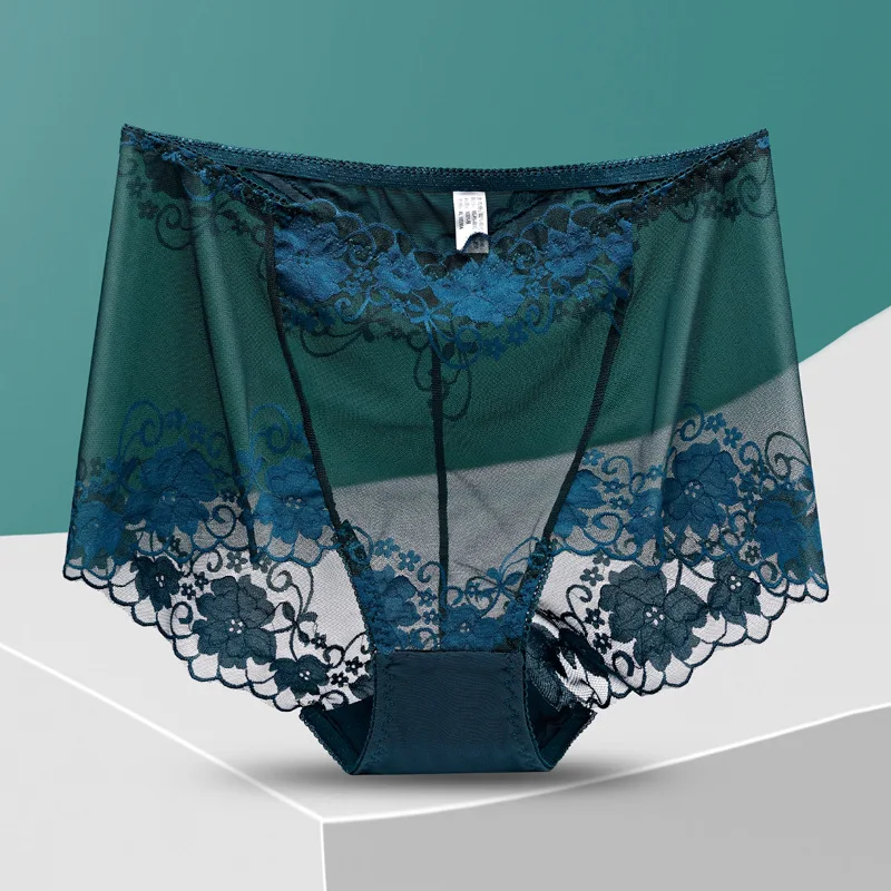 lingerie sexy underwear women ropa mujer plus size high waist hollow mesh seamless panties briefs lenceria sensual mujer bragas