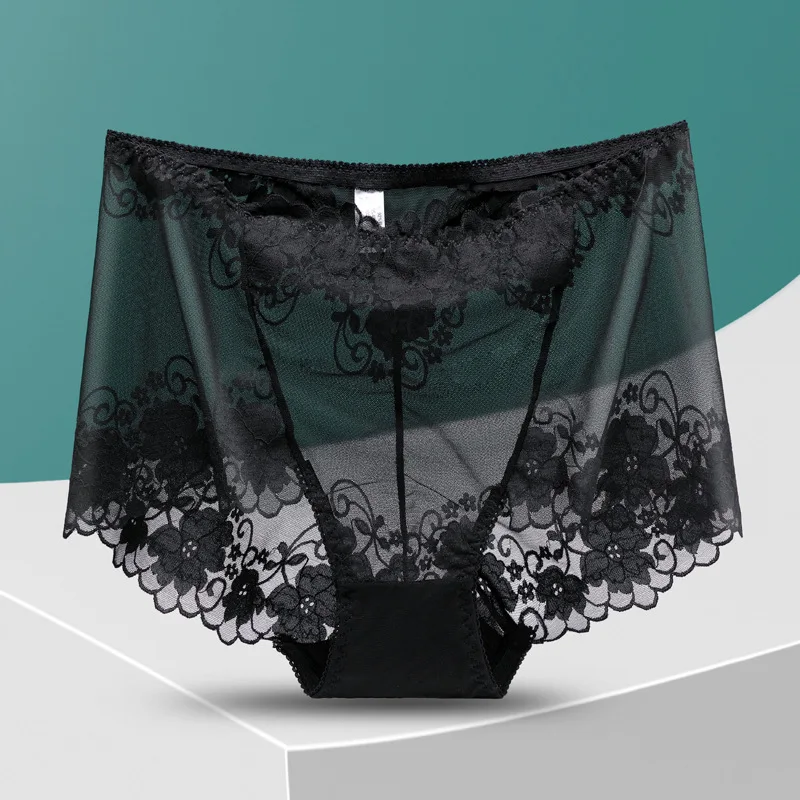 lingerie sexy underwear women ropa mujer plus size high waist hollow mesh seamless panties briefs lenceria sensual mujer bragas