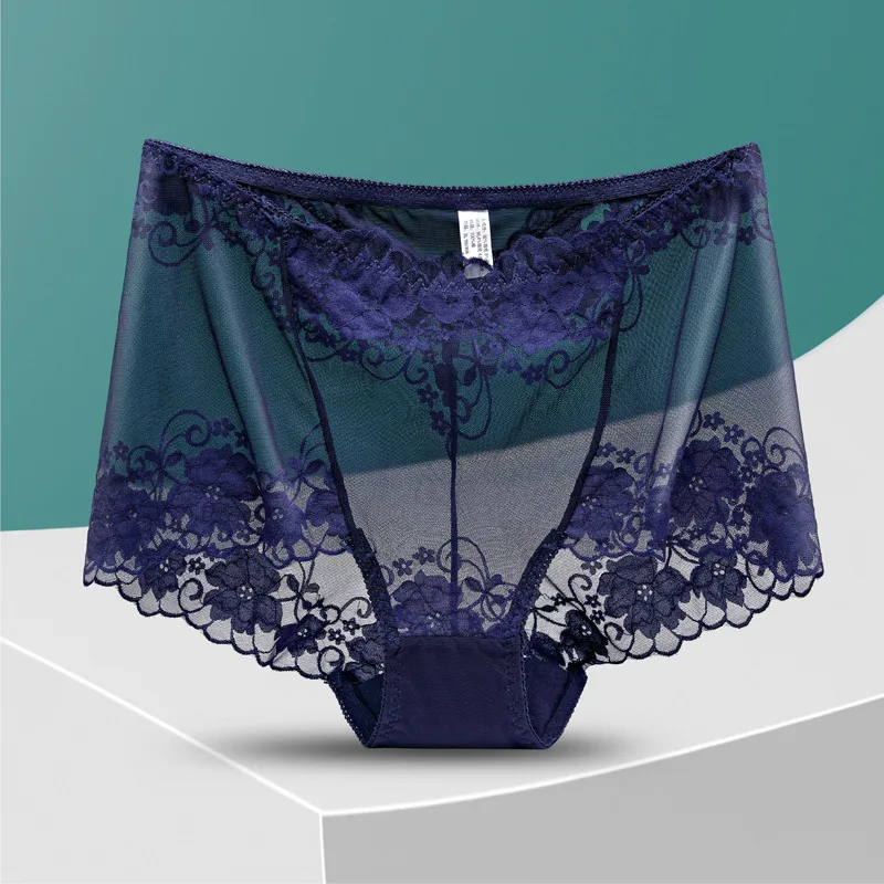 lingerie sexy underwear women ropa mujer plus size high waist hollow mesh seamless panties briefs lenceria sensual mujer bragas