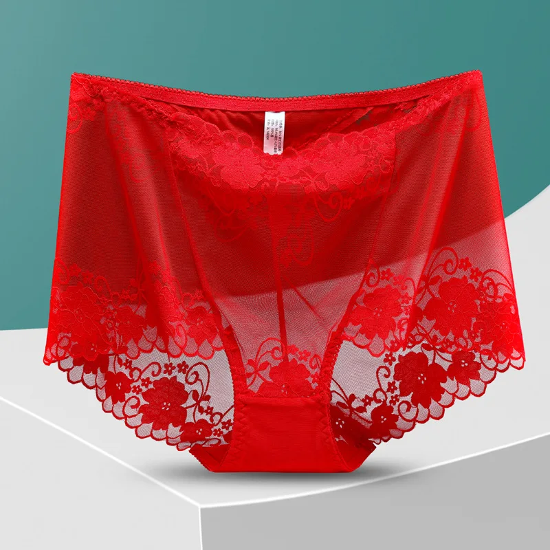 lingerie sexy underwear women ropa mujer plus size high waist hollow mesh seamless panties briefs lenceria sensual mujer bragas